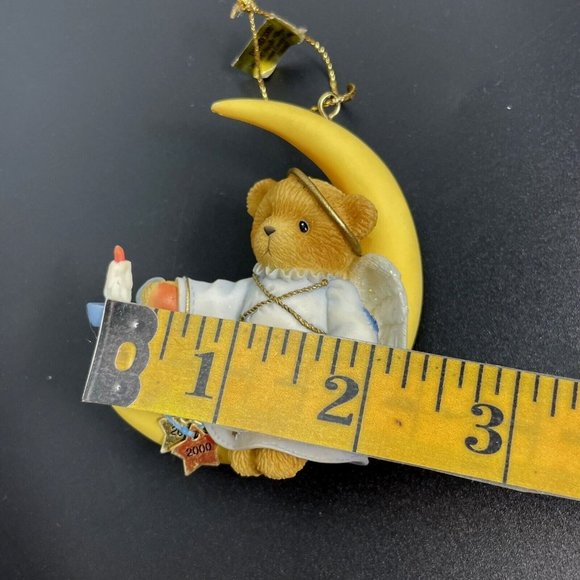 ANGEL SITTING ON MOON 2000 Cherished Teddies Hanging Ornament #706663 - Picture 13 of 14